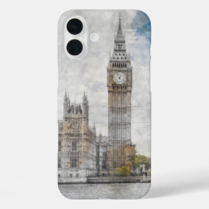 Big Ben London – Iconic Travel Landmark Design iPhone 16 Plus Case