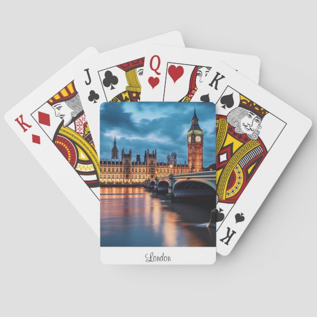 Big Ben, London. Playing Cards (Back)