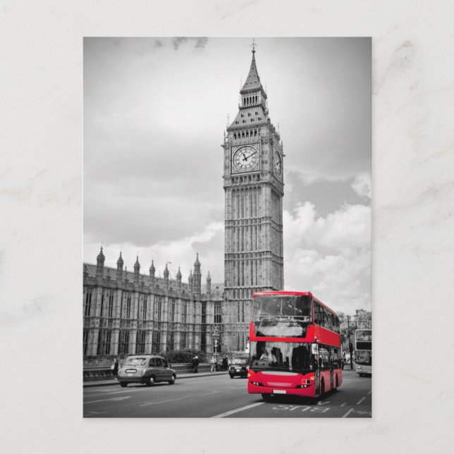 Big Ben London Postcard (Front)