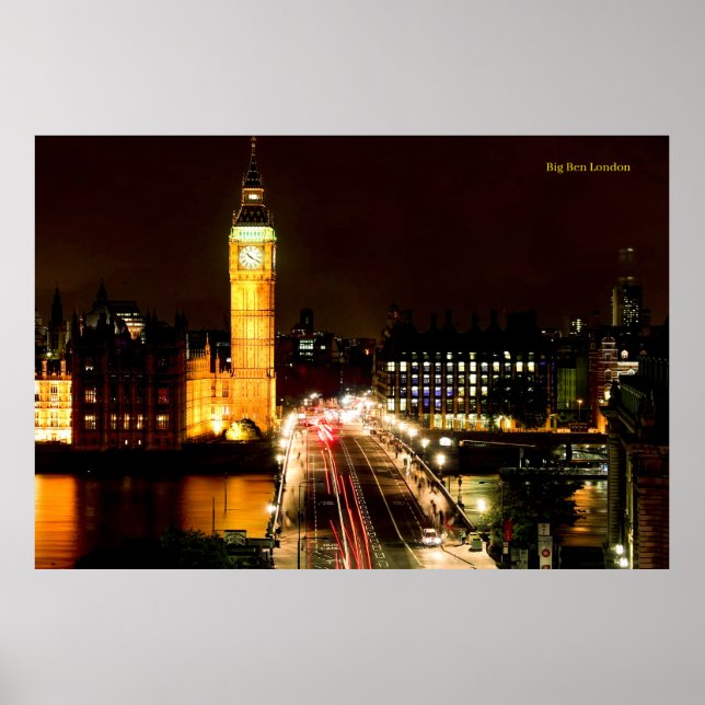 Big Ben London Poster (Front)