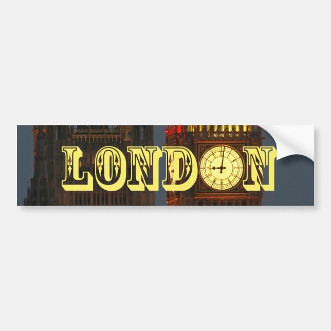 BIG Ben London Pro Photo Bumper Sticker (Front)