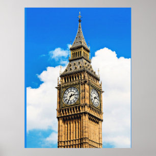 Big Ben, London, scenic photograph Poster
