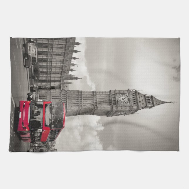 Big Ben London Tea Towel (Horizontal)