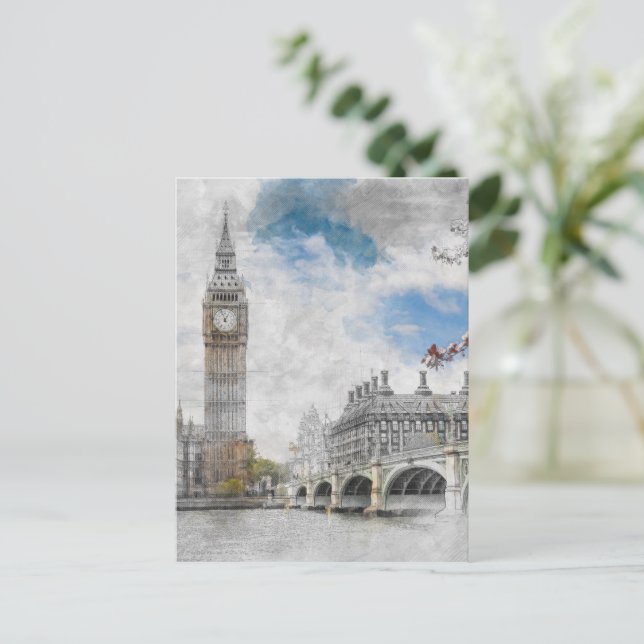 Big Ben, London, United Kingdom Postcard (Standing Front)