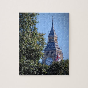 Big Ben Peeks Through the Trees - 8x10 - 110 pc Jigsaw Puzzle
