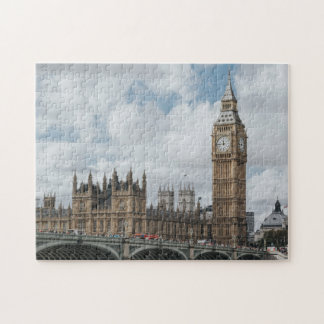 Big Ben & The Houses Of Parliament In London Jigsaw Puzzle