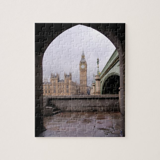 Big Ben Tunnel View - 8x10 - 110 pcs. Jigsaw Puzzle (Vertical)