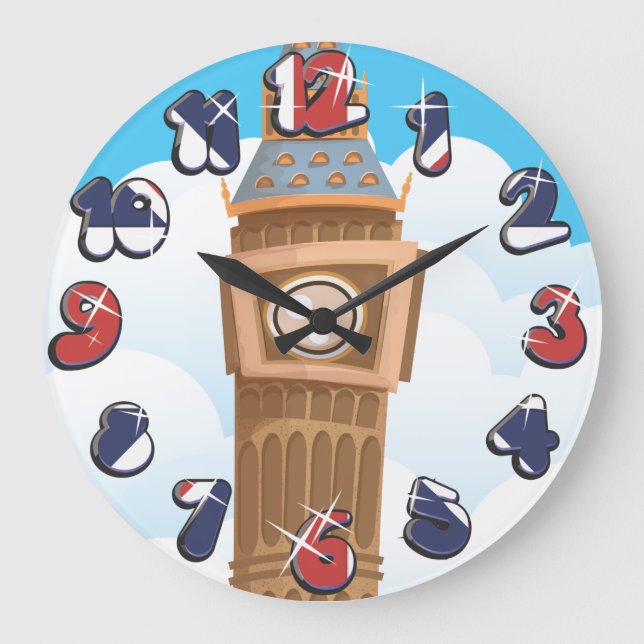 Big Ben Westminster Clock Tower (Front)