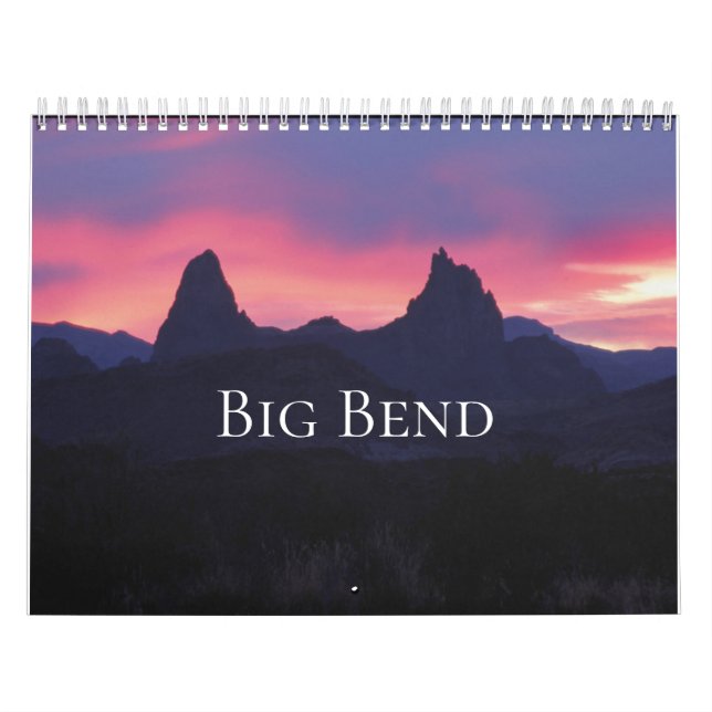 Big Bend Calendar (Cover)