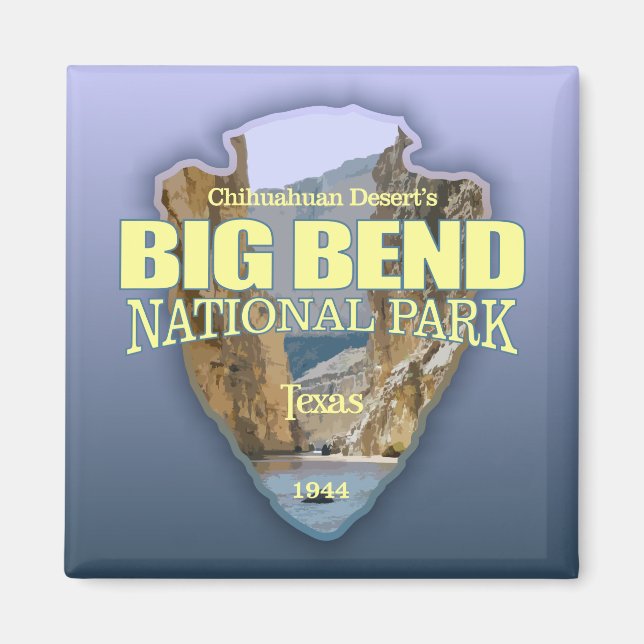 Big Bend National Park (arrowhead) Magnet (Front)