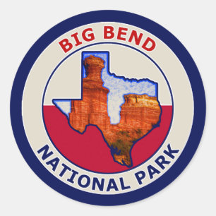 Big Bend National Park Classic Round Sticker