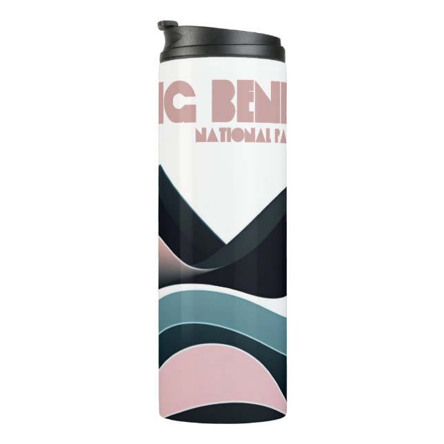 Big Bend National Park Coloured Hills Thermal Tumbler (Rotated Right)