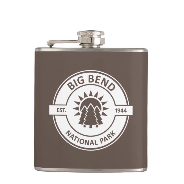 Big Bend National Park Hip Flask (Front)