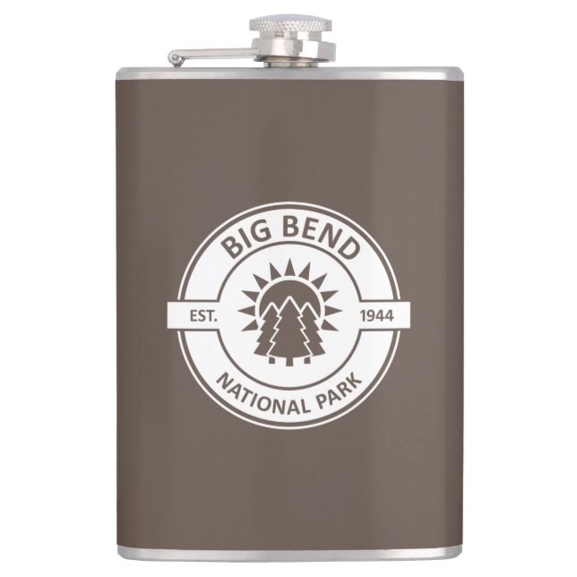 Big Bend National Park Hip Flask (Front)