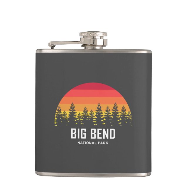 Big Bend National Park Hip Flask (Front)