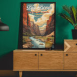 Big Bend National Park Illustration Retro Poster<br><div class="desc">Big Bend vintage vector design. Big Bend National Park is in southwest Texas and includes the entire Chisos mountain range and a large swath of the Chihuahuan Desert.</div>