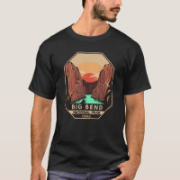 Big Bend National Park Kayak Retro Emblem
