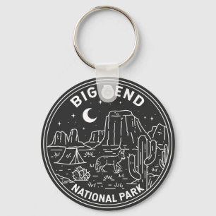 Big Bend National Park Monoline  Key Ring