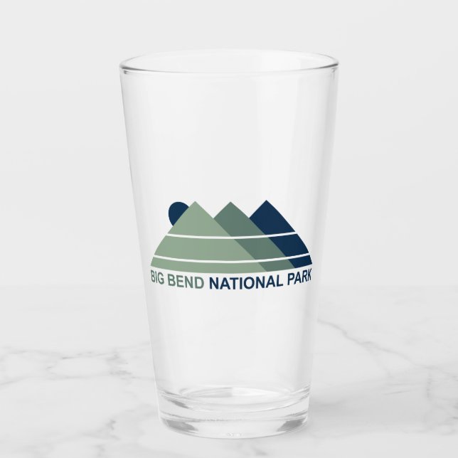 Big Bend National Park Mountain Sun Glass (Front)