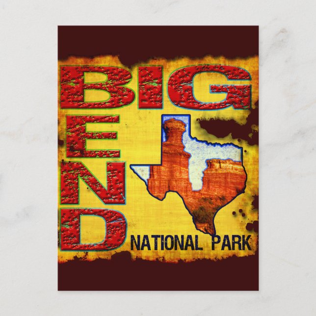 Big Bend National Park Postcard (Front)