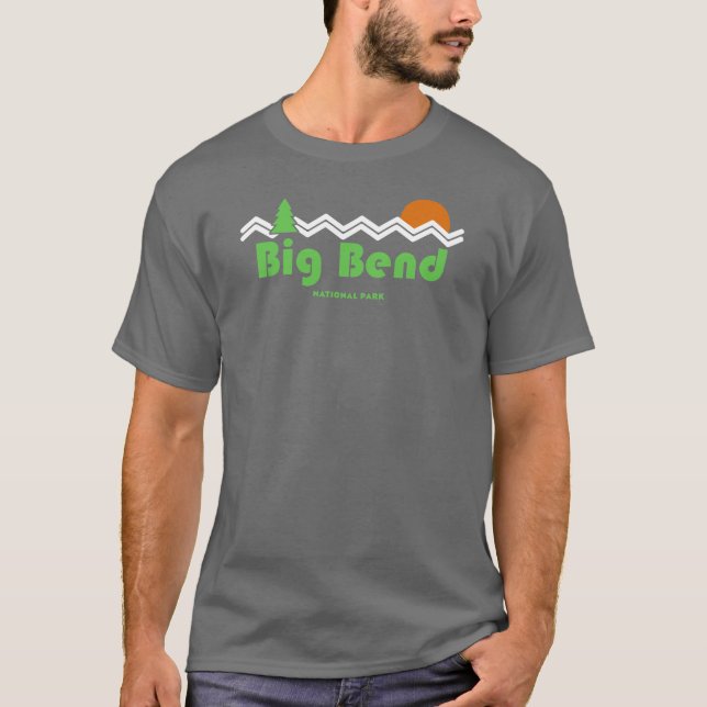 Big Bend National Park Retro T-Shirt (Front)
