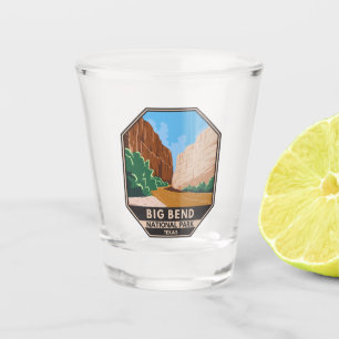 Big Bend National Park Rio Grande Vintage Shot Glass