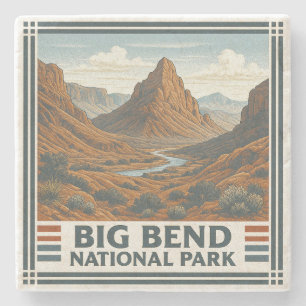 Big Bend National Park Stone Coaster