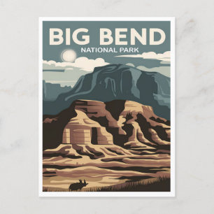 Big Bend National Park Texas Postcard
