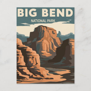Big Bend National Park Texas Postcard