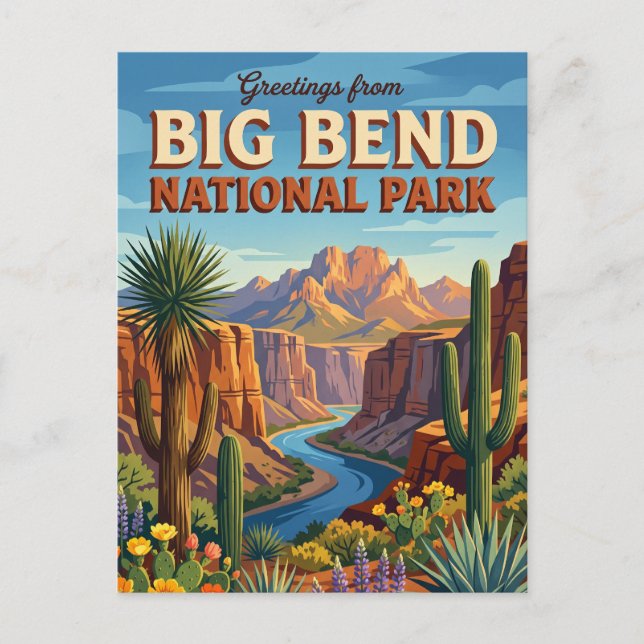Big Bend National Park Texas Postcard (Front)