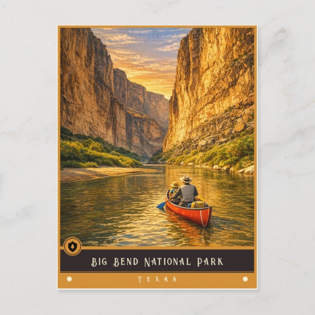 Big Bend National Park Texas | Vintage Postcard (Front)