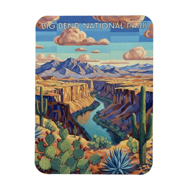 Big Bend National Park Travel Magnet (Vertical)