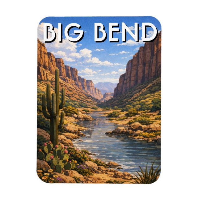 Big Bend National Park Travel Magnet (Vertical)
