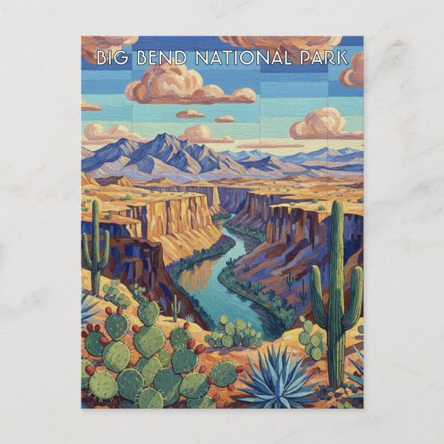 Big Bend National Park Travel Postcard (Front)