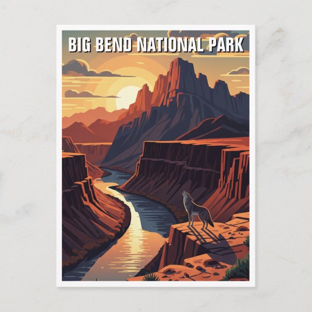 Big Bend National Park Travel Postcard (Front)