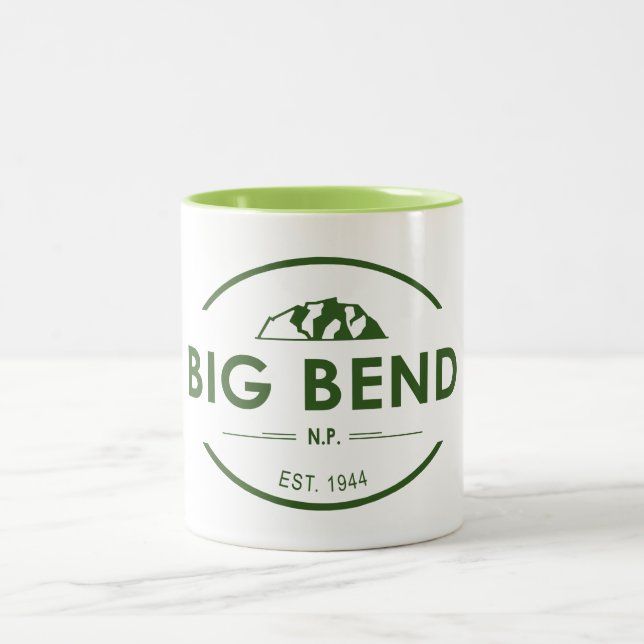 Big Bend National Park Two-Tone Coffee Mug (Center)