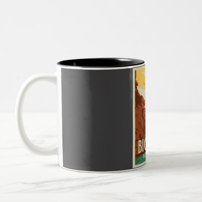 Big Bend National Park  Two-Tone Coffee Mug (Left)
