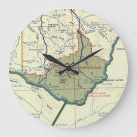 Big Bend National Park Vintage Map