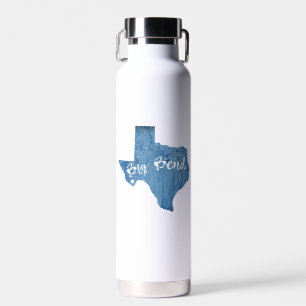 Big Bend National Park Wood Grain Water Bottle