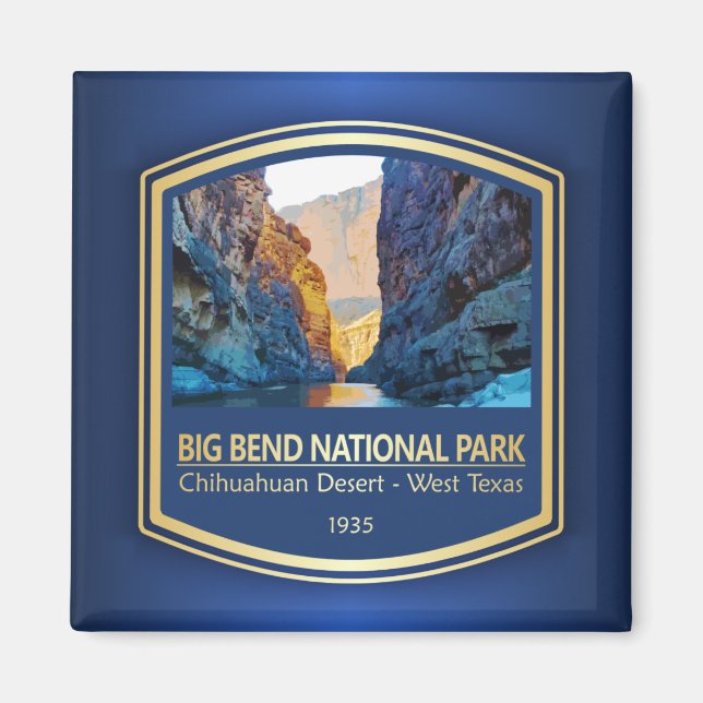 Big Bend NP (PF1) Magnet (Front)