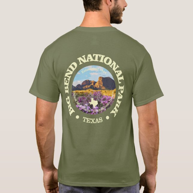 Big Bend NP (rd)2 T-Shirt (Back)