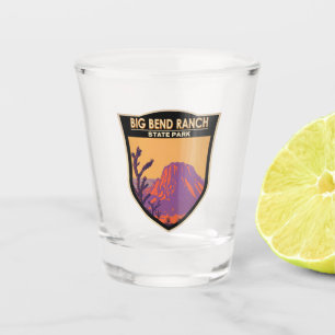 Big Bend Ranch State Park Texas Vintage Shot Glass