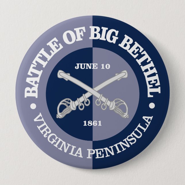 Big Bethel (B&G) 10 Cm Round Badge (Front)