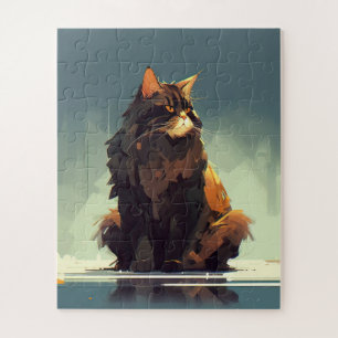 Big Beutiful and Majestic Cat Jigsaw Puzzle