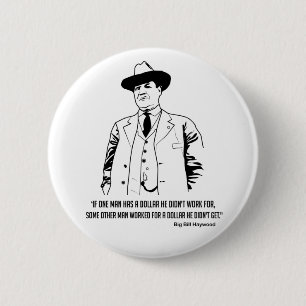 Big Bill Haywood Buttong 6 Cm Round Badge