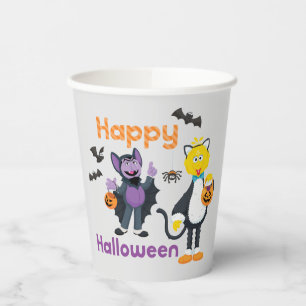 Big Bird and Count   Happy Halloween Paper Cups