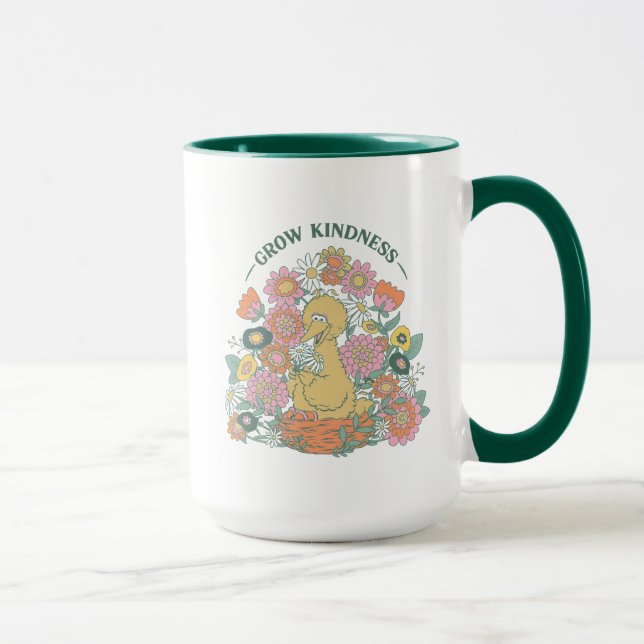 Big Bird | Grow Kindness Floral Graphic Mug (Right)
