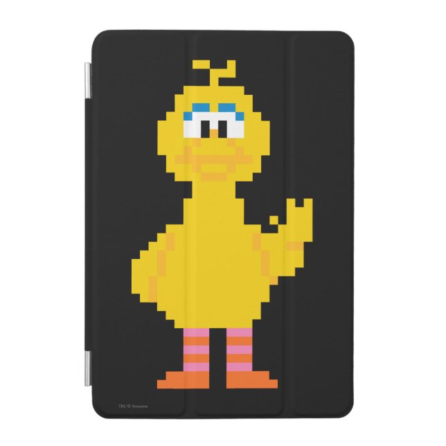 Big Bird Pixel Art iPad Mini Cover (Front)