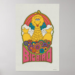 Big Bird   Psychedelic Poster