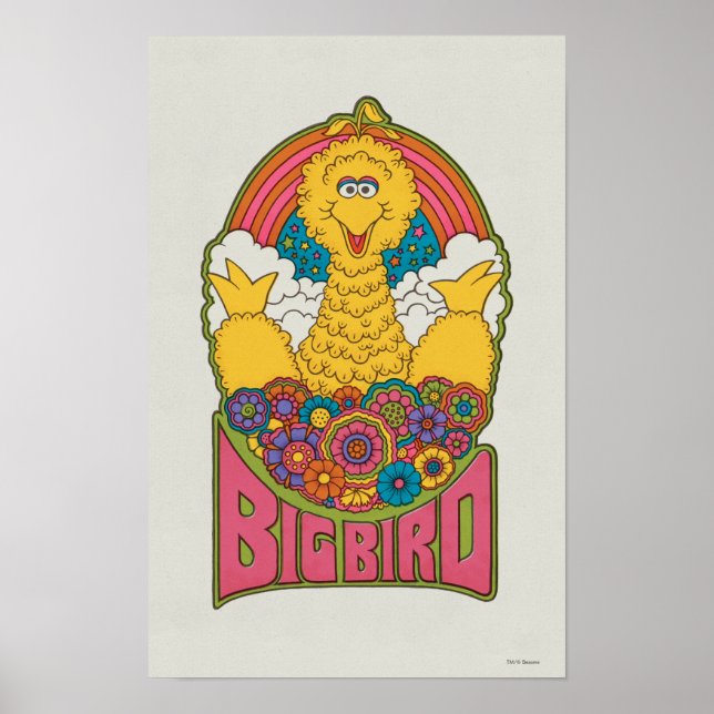 Big Bird | Psychedelic Poster (Front)